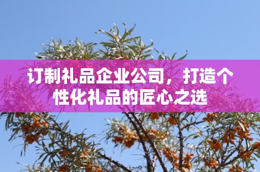 订制礼品企业公司，打造个性化礼品的匠心公司